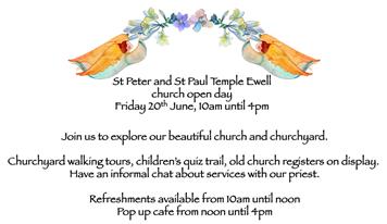 Church Open Day - Friday 20 June